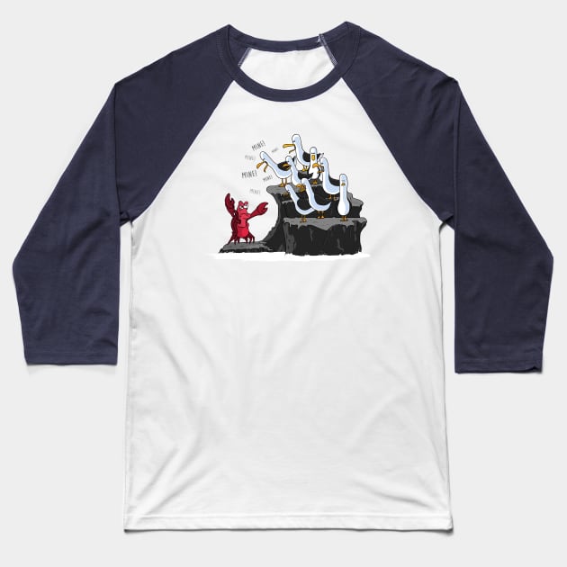 The crab is mine! Baseball T-Shirt by tinkerpen